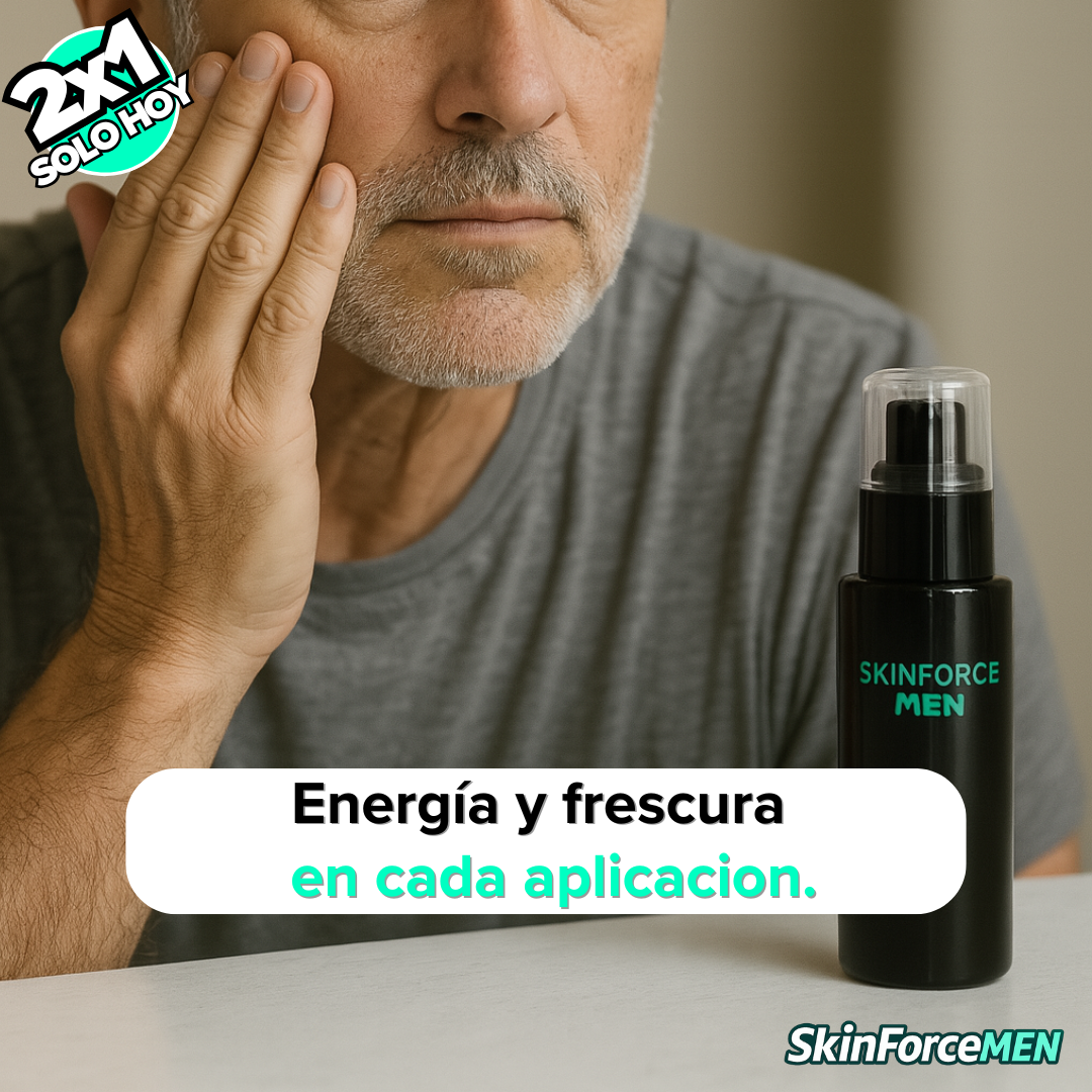 Loción Rejuvenecedora para Hombres | Reafirma, limpia y elimina las arrugas (Lleva 2 paga 1)