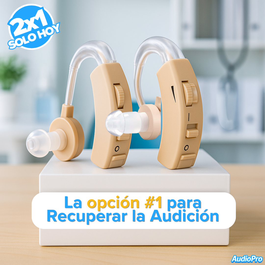 Audífono Amplificador de Sonido | Recupera la Audición Discretamente (Lleva 2 Paga 1)