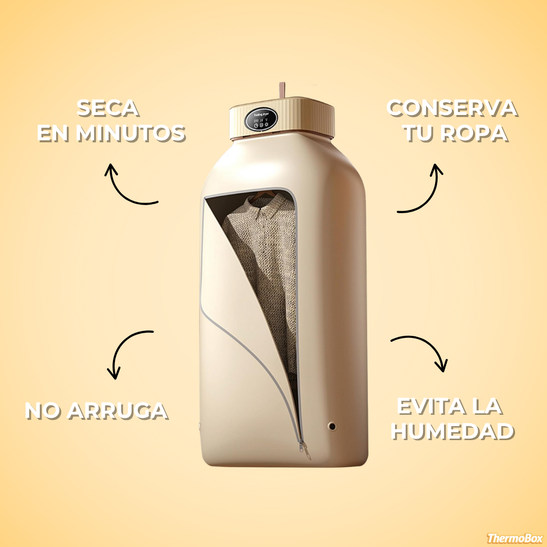 Secadora Portátil | Seca y Plancha tu Ropa en Minutos