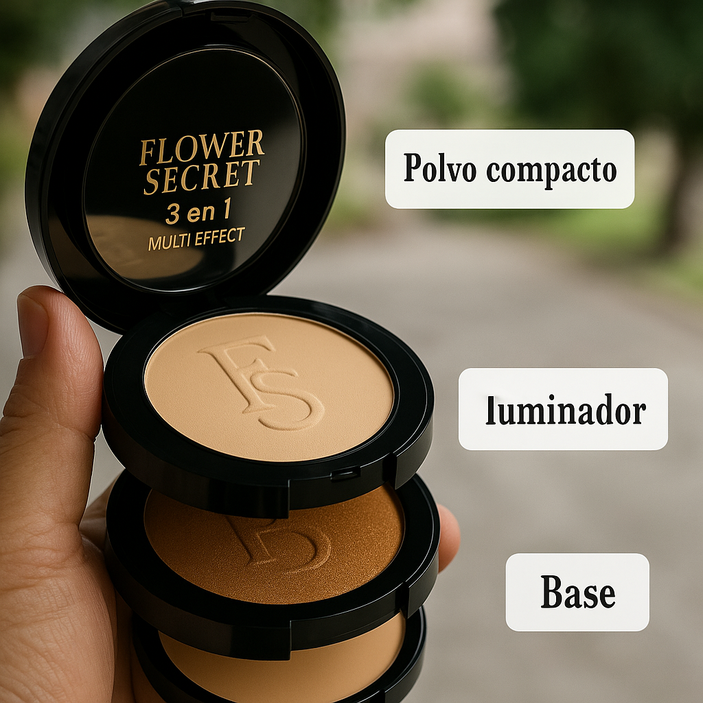 Maquillaje 3 en 1 | Corrector, Sellador e Iluminador (Lleva 2 Paga 1)