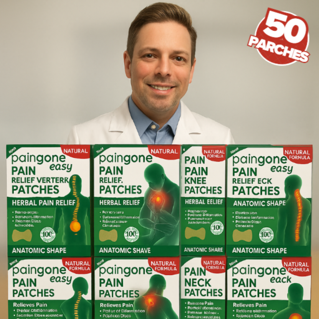 50 Parches para Aliviar el Dolor de Cuello, Espalda y Rodilla