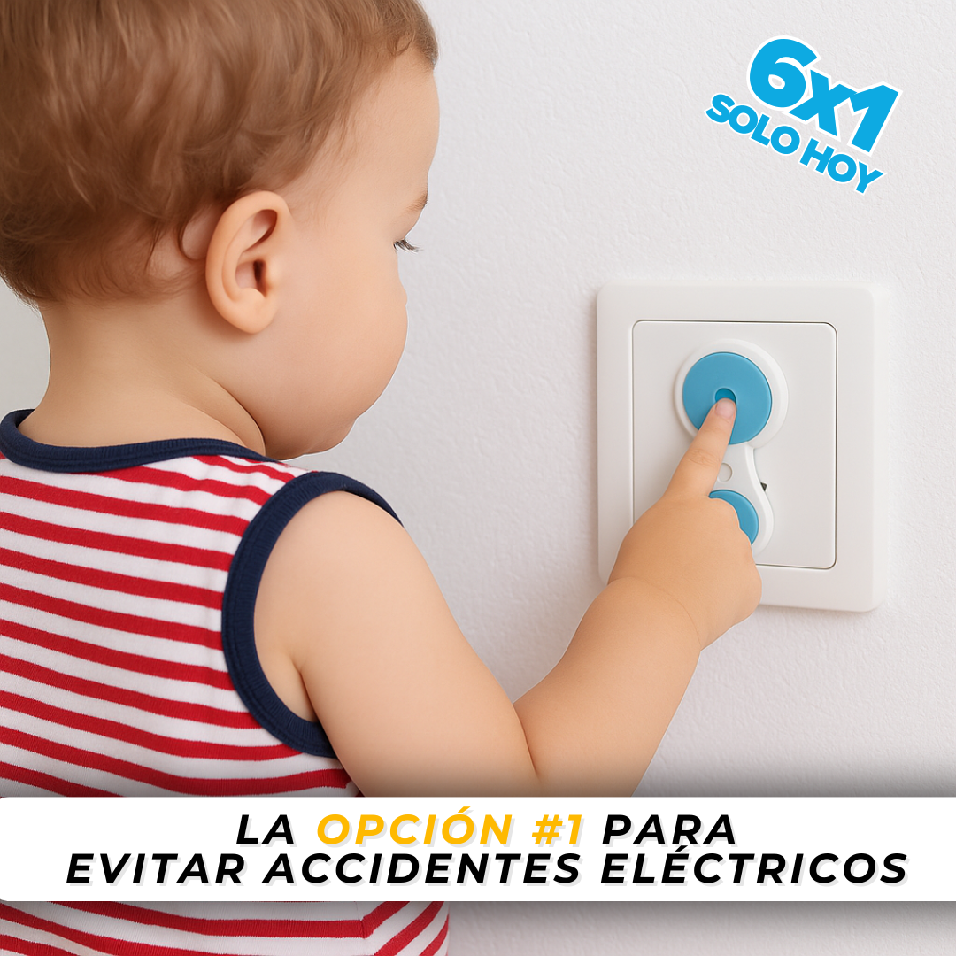 Cubre Enchufe | Evita Accidentes Eléctricos (Lleva 6 Paga 1)