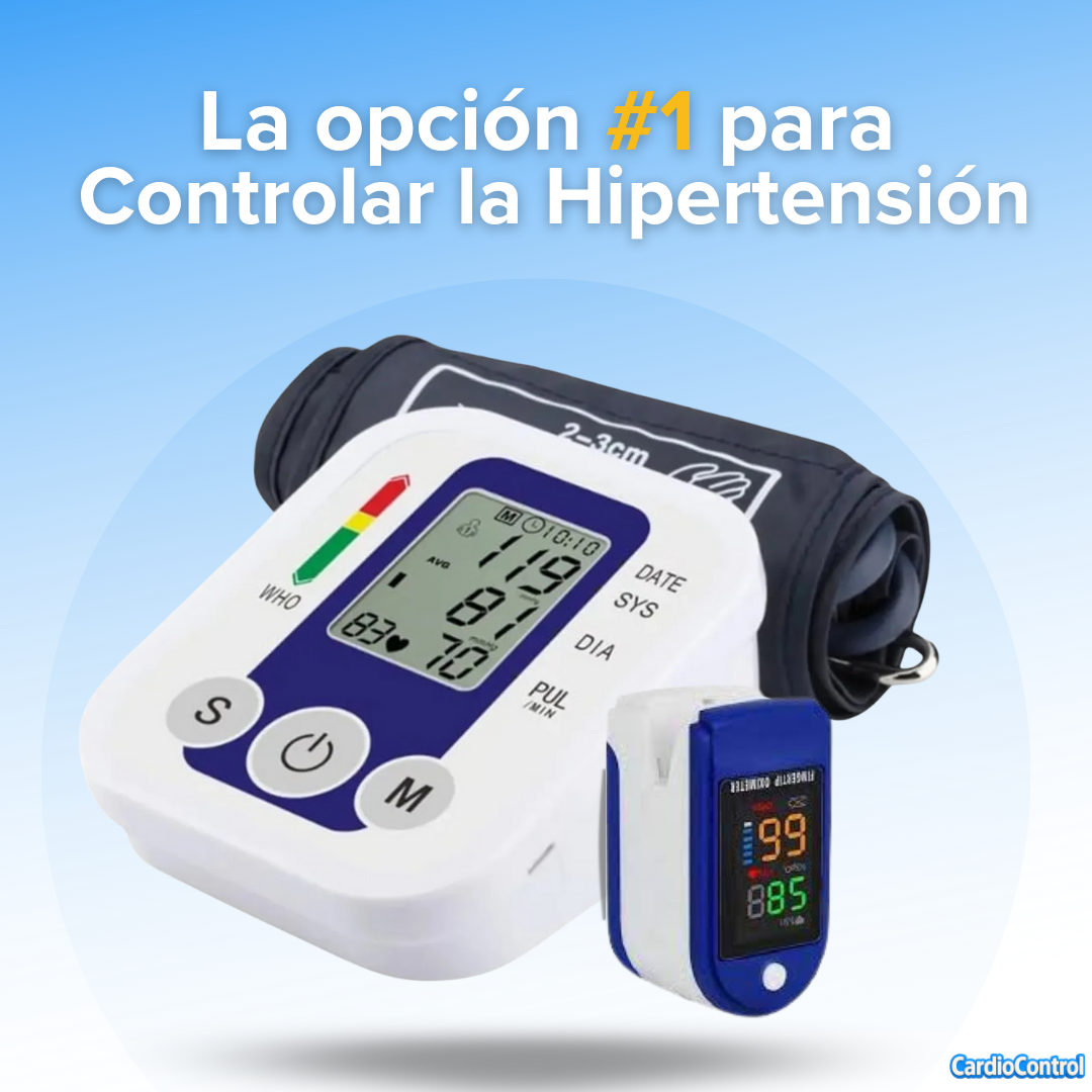 Controla la Hipertensión | Mide tu Presión y Oxigeno (Tensiómetro + Oxímetro GRATIS)