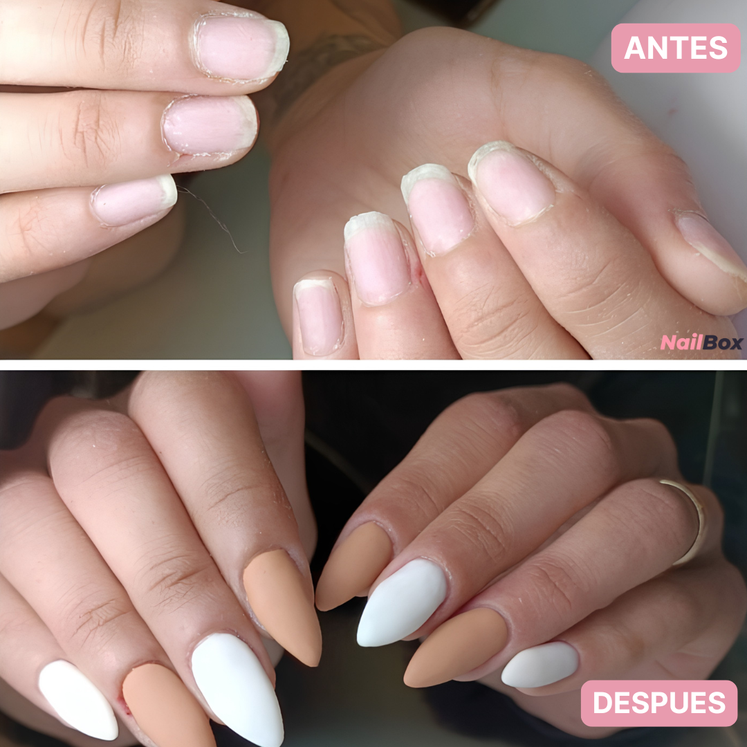Set Uñas Press-On | Uñas Perfectas en 5 Minutos (Lleva 2 Paga 1)
