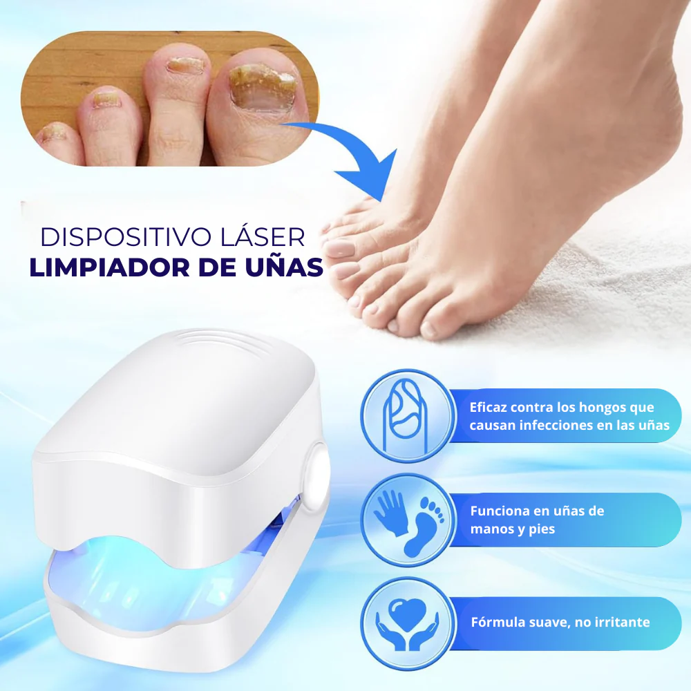 Laser Anti-Hongos | Elimina los Hongos en 7 Días (Lleva 2 Paga 1)