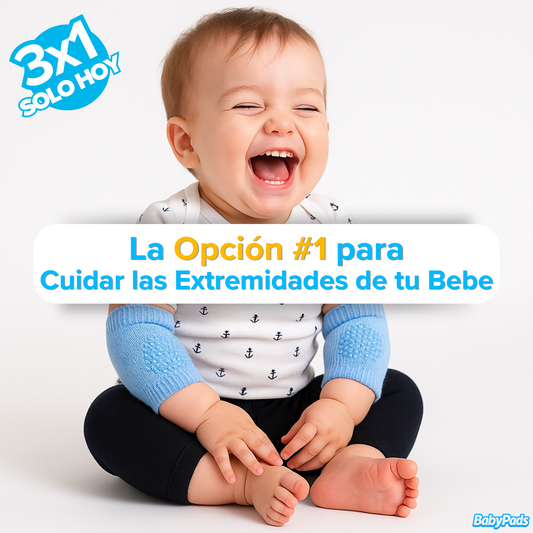 Rodilleras Antideslizantes | Cuida la Extremidades de tu Bebé (Lleva 3 y paga 1)