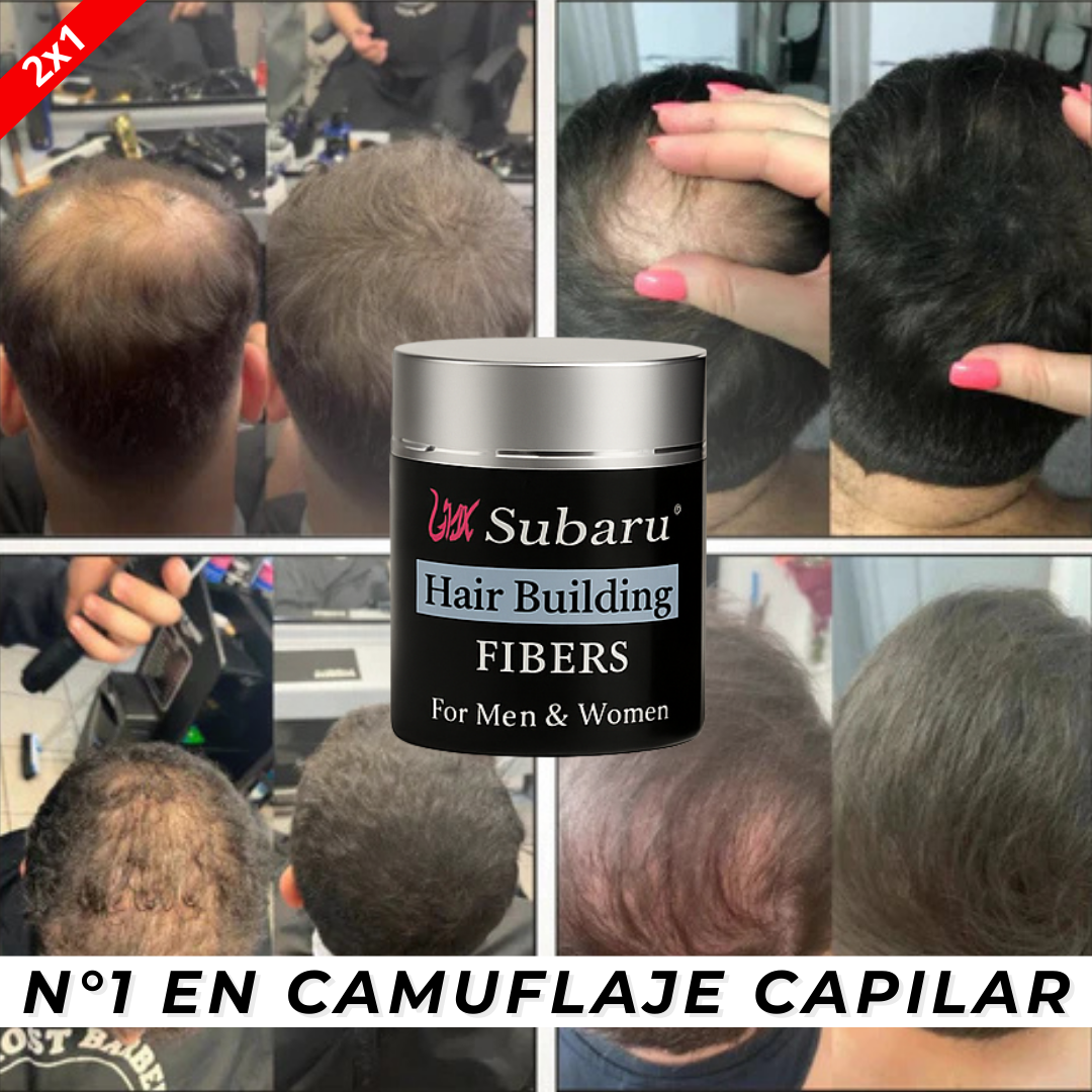 Polvo Relleno Capilar | Rellena Calvicie, Entradas y Pelones (Lleva 2 Paga 1)