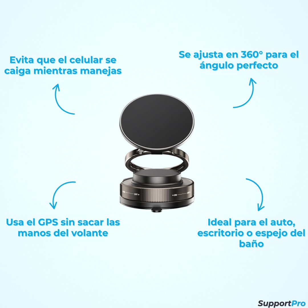 Soporte Magnético | Conduce sin distracciones (Lleva 2 Paga 1)