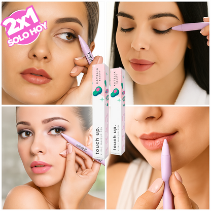 Lápiz de Maquillaje 4 en 1 | Ojos, Labios, Cejas e Iluminador (Lleva 2 Paga 1)