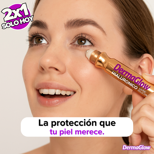 Roll-on de Ácido Hialurónico Reafirma, Rejuvenece y Limpia (Lleva 2 y paga 1)