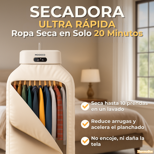 Secadora Portátil | Seca y Plancha tu Ropa en Minutos
