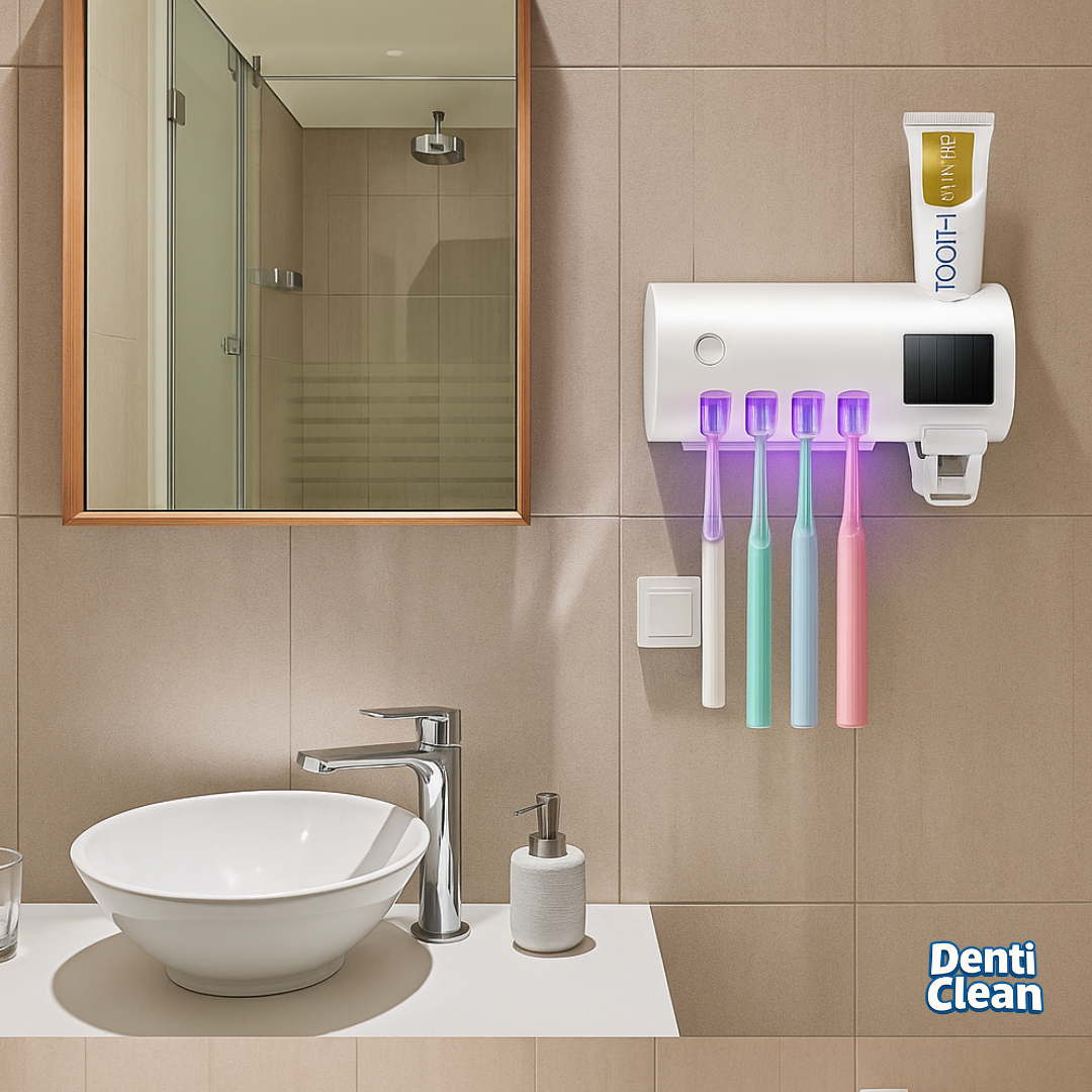 Porta Cepillos con Protección UV Anti Bacteriana