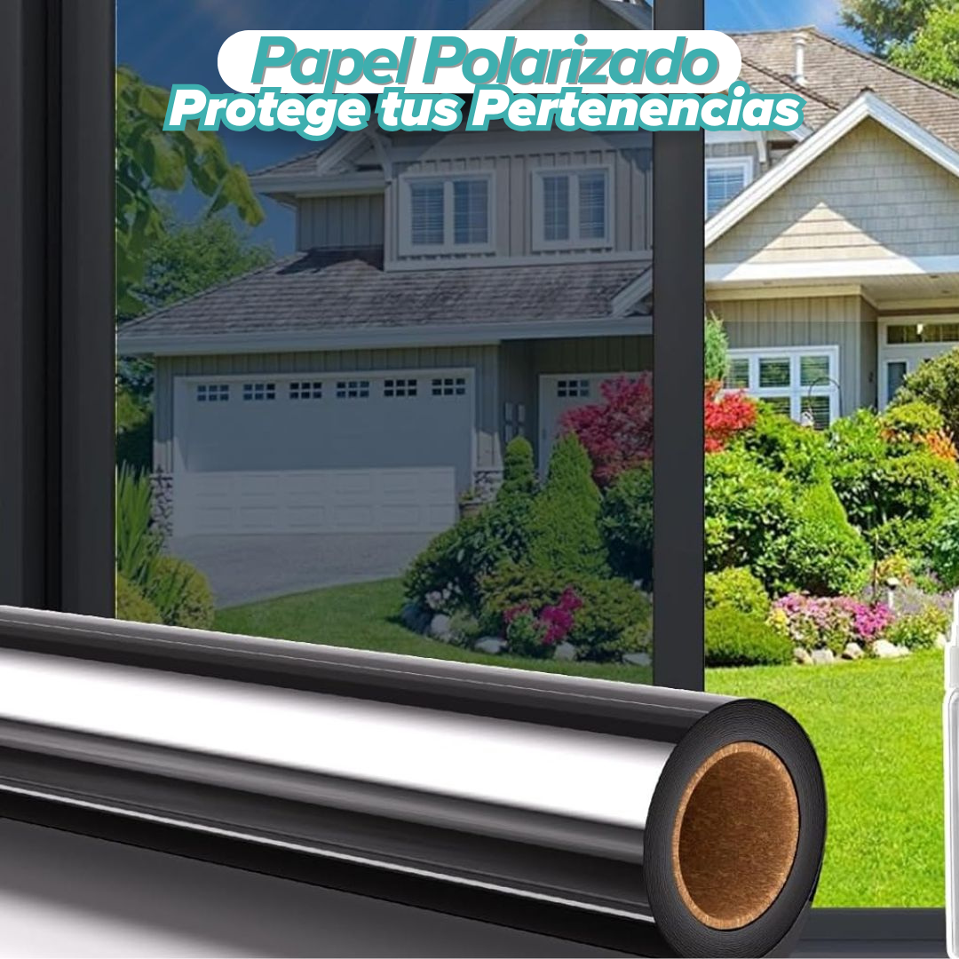 Papel Polarizado con Efecto Espejo (50x3 mts)