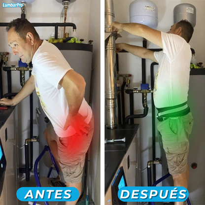 Faja Térmica | Alivia el Dolor de Ciática, Espalda, Caderas y Nervios Pinzados