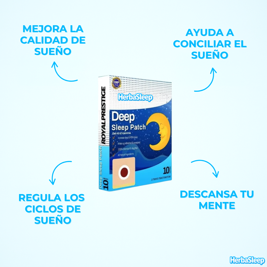 20 Parches para Dormir | Consigue un Sueño Profundo sin Pastillas (Lleva 2 Paga 1)