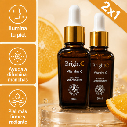 Vitamina C Antioxidante | Aclara Manchas y Pareja el Tono (Lleva 2 Paga 1)