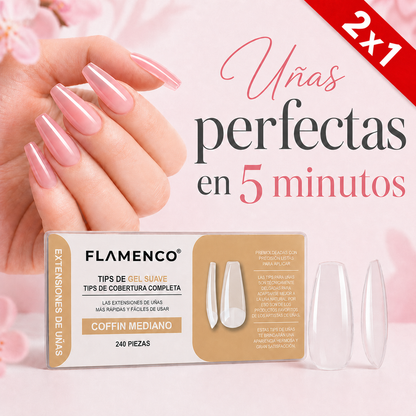 Set Uñas Press-On | Uñas Perfectas en 5 Minutos (Lleva 2 Paga 1)