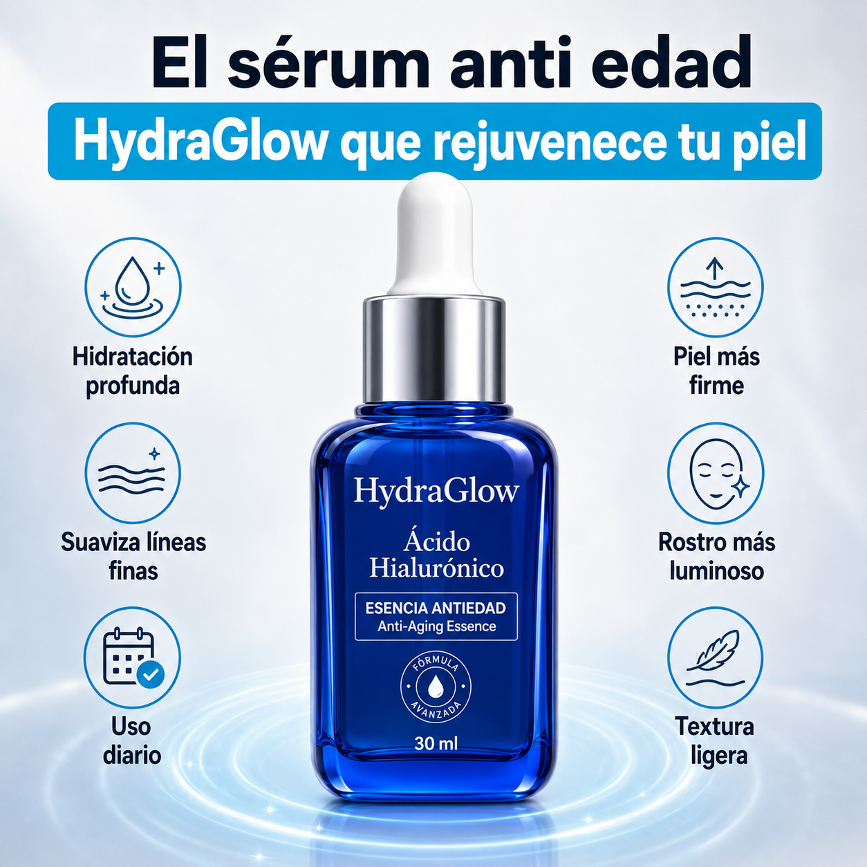 Gotas Ácido Hialurónico | Hidrata la Piel Desde Adentro (Lleva 2 Paga 1)