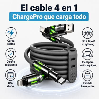 Cable Cargador Universal | Un Cable para Todo (Lleva 2 Paga 1)