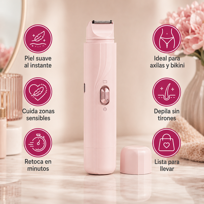 Afeitadora Eléctrica 2 en 1 · Sin Foliculitis ni Ronchas, Hasta en Zonas Delicadas (Lleva 2 Paga 1)