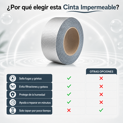 Cinta Impermeable | Sella Filtraciones y Goteras al Instante (Lleva 2 Paga 1)