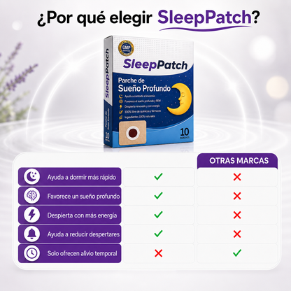 Parches para Dormir · Inductores de Sueño Natural (Lleva 2 Paga 1)
