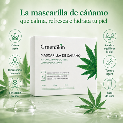 Mascarilla Purificante de Cáñamo | Limpia Poros y Restaura Luminosidad (Lleva 2 Paga 1)