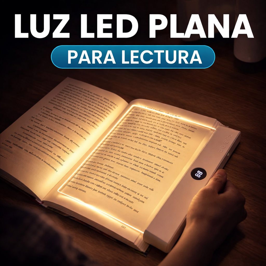 Luz LED de Lectura | Protege tu vista al leer