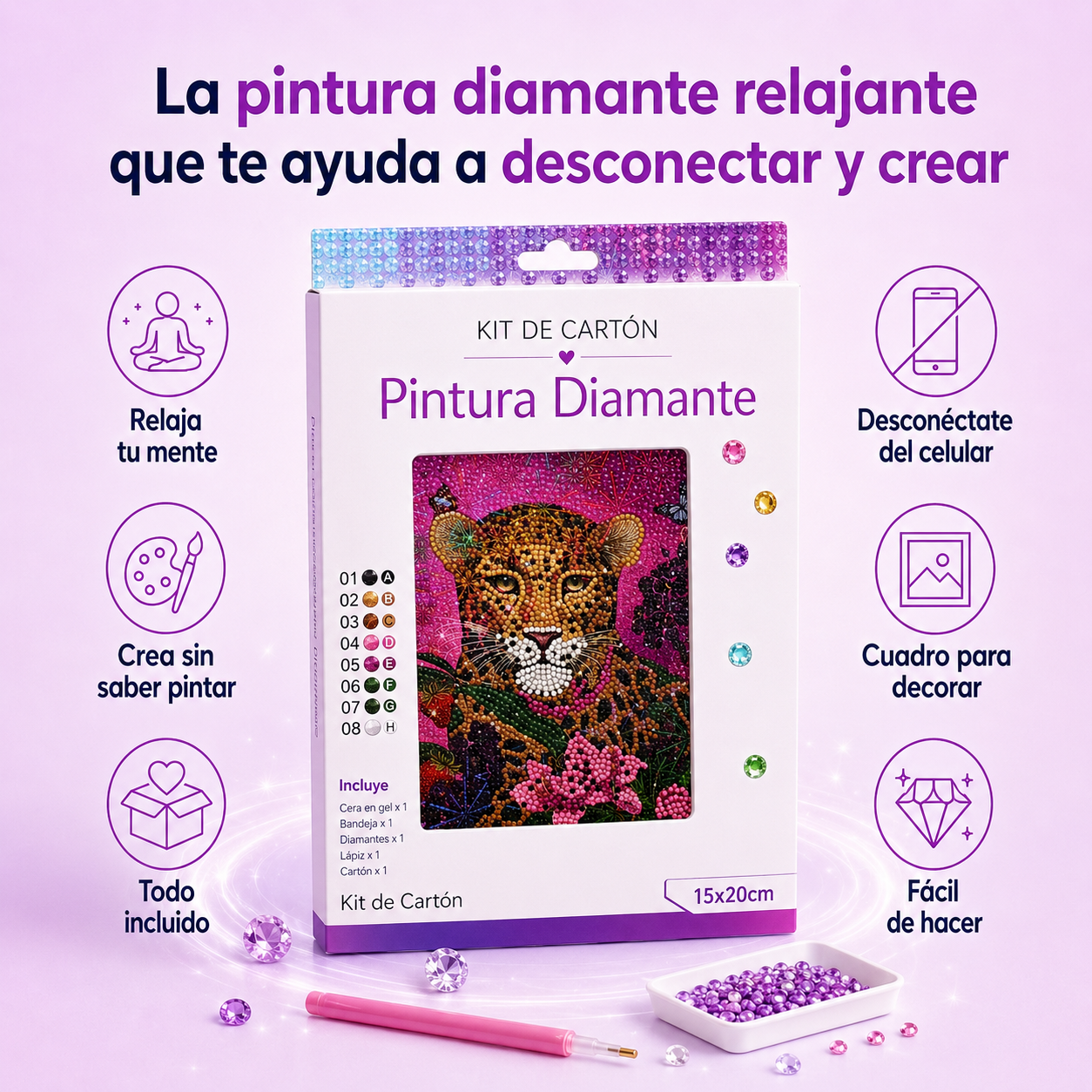 Pintura Diamante | El Regalo que de Verdad lo Despega de la Pantalla (Oferta 2x1)