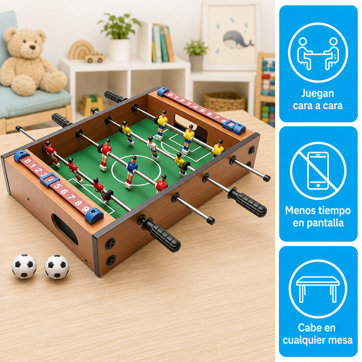 Taca-Taca Mini Futbolito | El Mejor Regalo para el Día del Niño