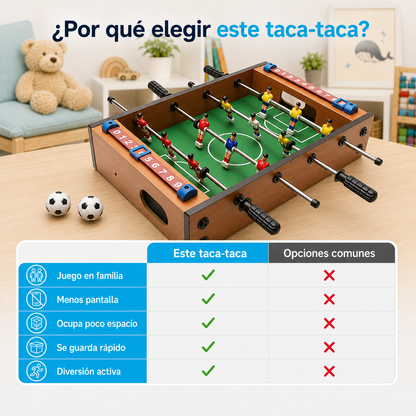 Taca-Taca Mini Futbolito | El Mejor Regalo para el Día del Niño