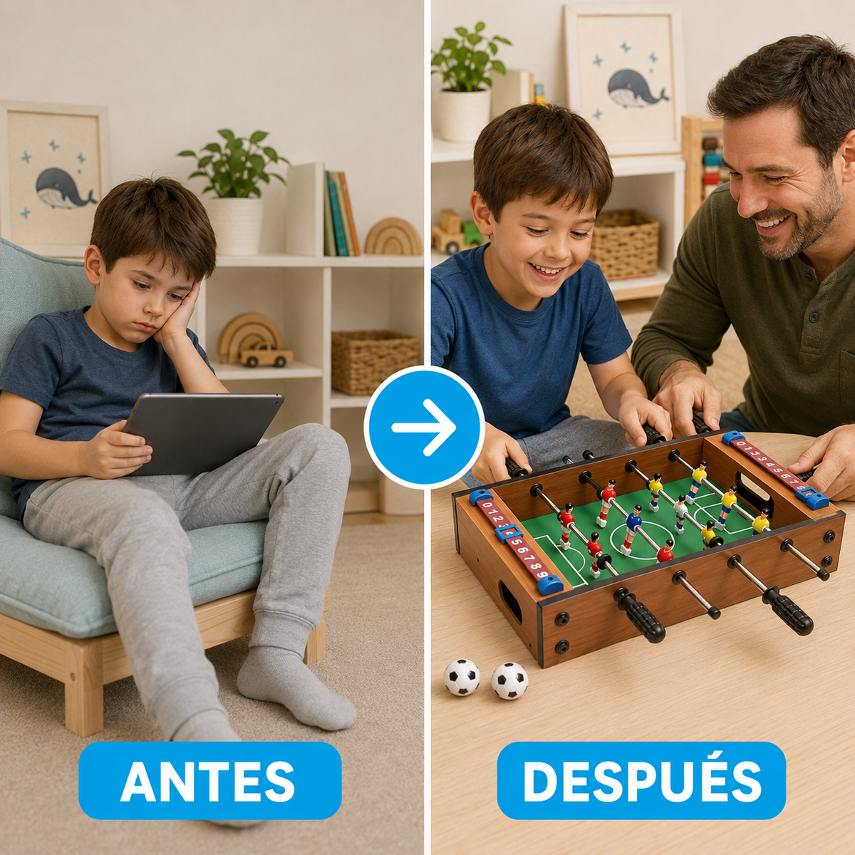 Taca-Taca Mini Futbolito | El Mejor Regalo para el Día del Niño