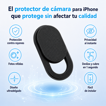 Protector de Cámara iPhone | Cuida el Lente Sin Perder Calidad (Lleva 3 Paga 1)