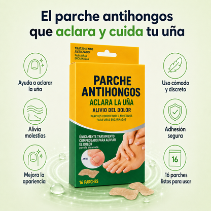 Parches Anti Hongos · Elimina el Hongo Desde la Raíz (Lleva 3 Paga 1)