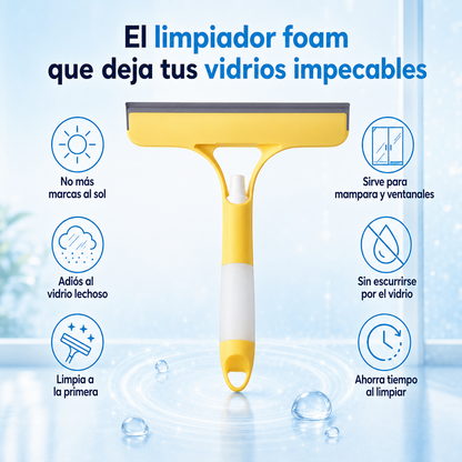 Limpiador Ventanas Foam · Vidrios Sin Marcas a la Primera (Lleva 2 Paga 1)