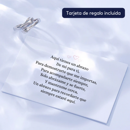 Lleva 2 Paga 1 | Anillo Abrazo Eterno + Joyero de REGALO