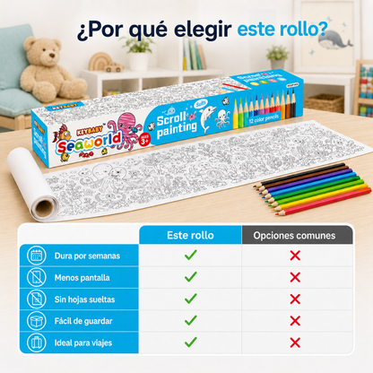 Rollo de Dibujo | Pack Día del Niño (Lleva 2 Paga 1)