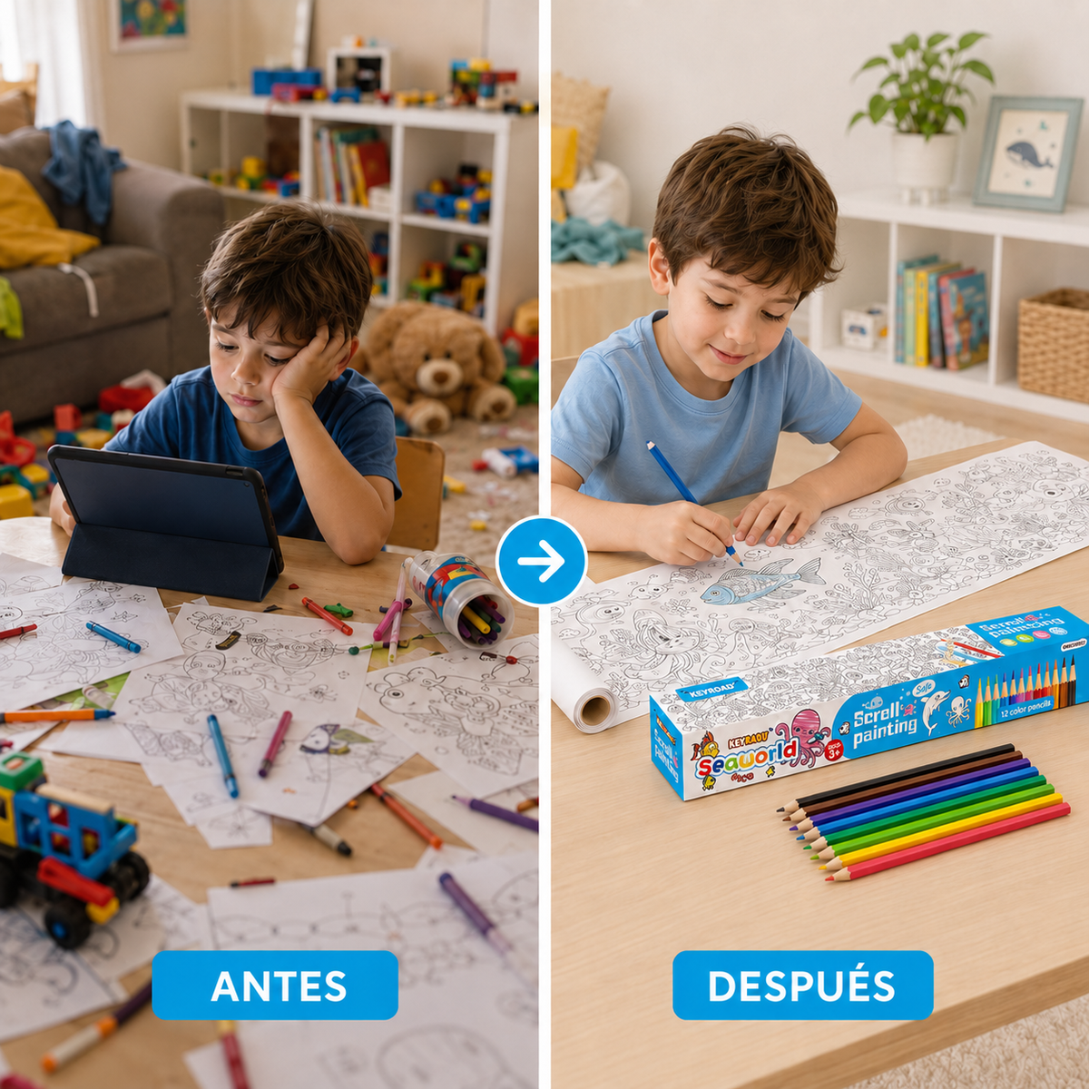 Rollo de Dibujo | Pack Día del Niño (Lleva 2 Paga 1)