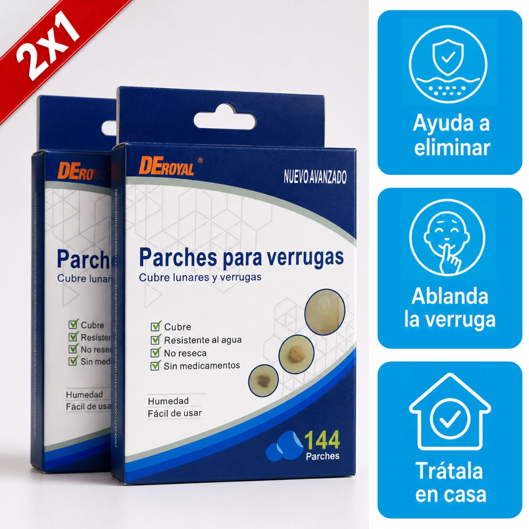 Parches para Verrugas y Tags | Se Secan y Caen por Capas (Lleva 2 Paga 1)