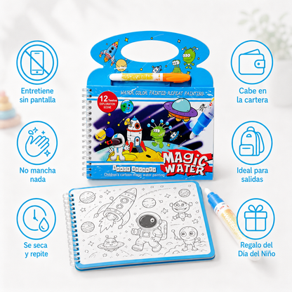 Libro Mágico de Agua | El Mejor Regalo para el Día del Niño (Lleva 2 Paga 1)