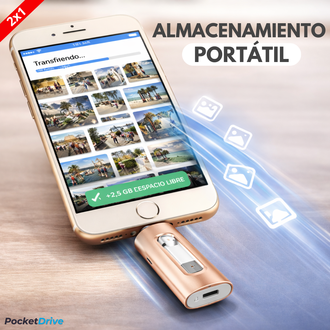 Almacenamiento Portátil | Tu Respaldo De Bolsillo (Lleva 2 Paga 1)