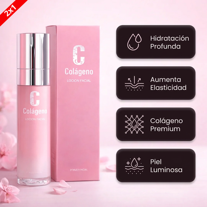 Loción Facial Colágeno | Recupera el brillo natural de tu piel (Lleva 2 Paga 1)