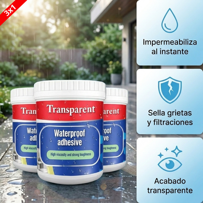 Sellador Impermeable | Corta la Gotera e Impermeabiliza Antes de que Vuelva (Lleva 3 Paga 1)
