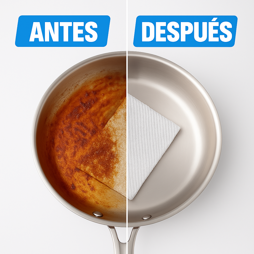 Paños de Alambre | Elimina la Grasa en Segundos (Lleva 10 Paga 1) + Pasta Anti Grasa GRATIS