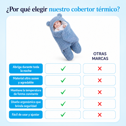 Cobertor Térmico Bebé | Duerme Abrigado Toda la Noche (Lleva 2 Paga 1)